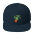 Boho House Plant Snapback Hat