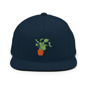 Boho House Plant Snapback Hat