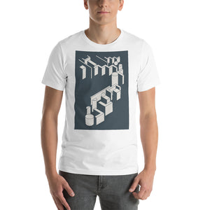 Abstract Short-Sleeve Unisex T-Shirt