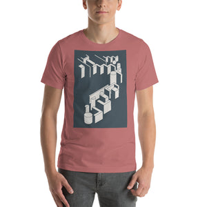 Abstract Short-Sleeve Unisex T-Shirt