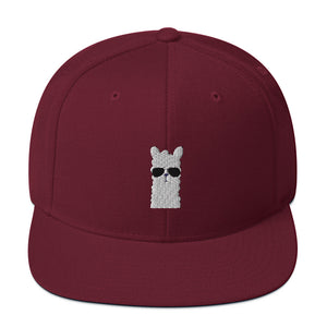 Llama Patrol Embroidered Snapback Hat