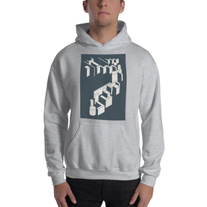 Abstract Hooded Sweatshirt