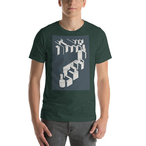 Abstract Short-Sleeve Unisex T-Shirt