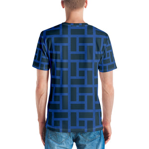 Brick Pattern All Over Print Men's T-shirt