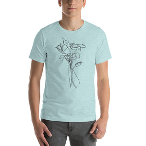 Floral Doodle Short-Sleeve Unisex T-Shirt