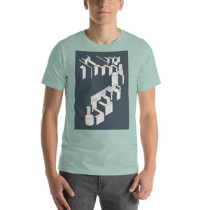 Abstract Short-Sleeve Unisex T-Shirt