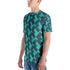 Teal Geo All Over Print Men's T-shirt