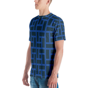 Brick Pattern All Over Print Men's T-shirt