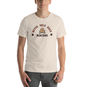 Montana Camp Fire Short-Sleeve Unisex T-Shirt