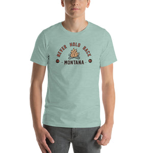 Montana Camp Fire Short-Sleeve Unisex T-Shirt