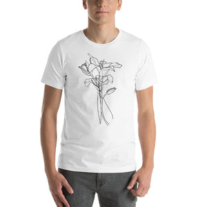 Floral Doodle Short-Sleeve Unisex T-Shirt