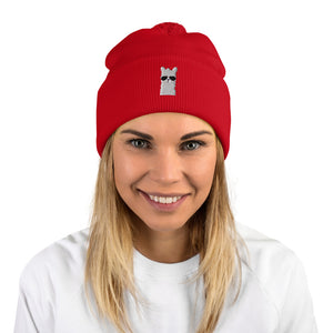 Llama Patrol Pom-Pom Beanie