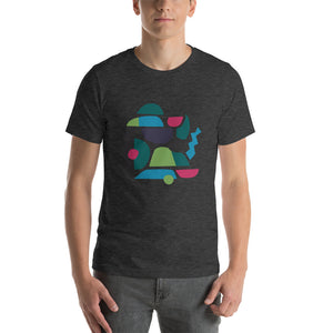 Abstract Print Short-Sleeve Unisex T-Shirt