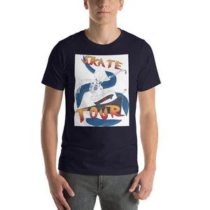 Skeleton Skater Short-Sleeve Unisex T-Shirt