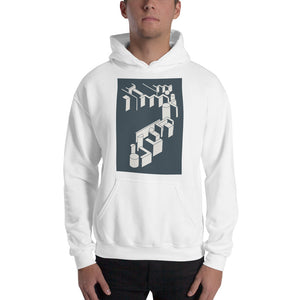 Abstract Hooded Sweatshirt