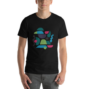 Abstract Print Short-Sleeve Unisex T-Shirt