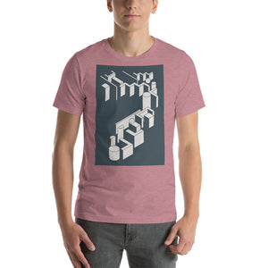 Abstract Short-Sleeve Unisex T-Shirt