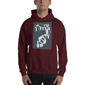 Abstract Hooded Sweatshirt