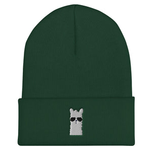 Llama Patrol Cuffed Beanie