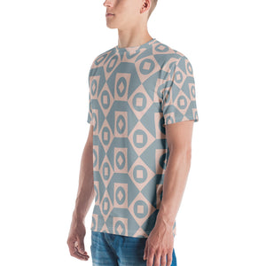 Geo Dimond-Square All Over Print Men's T-shirt