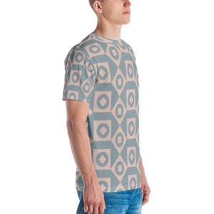 Geo Dimond-Square All Over Print Men's T-shirt