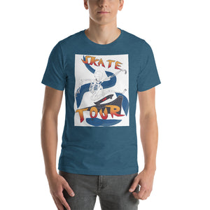 Skeleton Skater Short-Sleeve Unisex T-Shirt