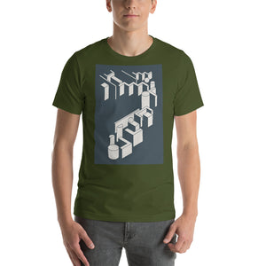 Abstract Short-Sleeve Unisex T-Shirt