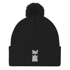 Llama Patrol Pom-Pom Beanie