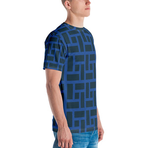 Brick Pattern All Over Print Men's T-shirt