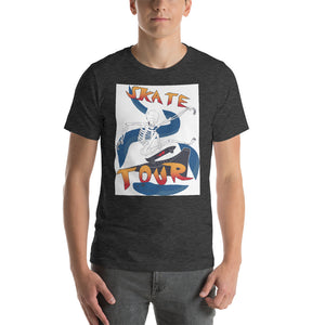 Skeleton Skater Short-Sleeve Unisex T-Shirt