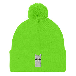 Llama Patrol Pom-Pom Beanie