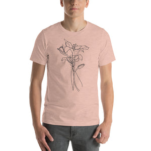 Floral Doodle Short-Sleeve Unisex T-Shirt