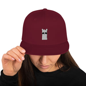 Llama Patrol Embroidered Snapback Hat