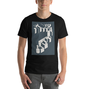 Abstract Short-Sleeve Unisex T-Shirt