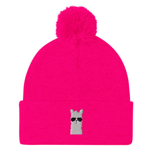 Llama Patrol Pom-Pom Beanie